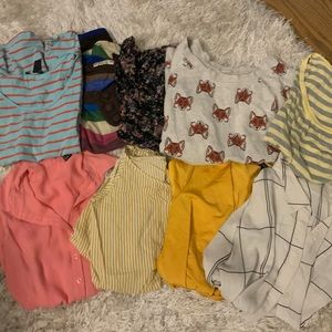 Lot of 9 Size Small Tops